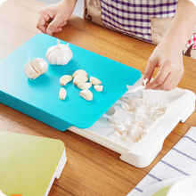 Load image into Gallery viewer, 2-in-1 Chopping Board with Compartment Drawer