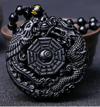 Load image into Gallery viewer, Black Obsidian Necklace