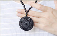 Load image into Gallery viewer, Black Obsidian Necklace