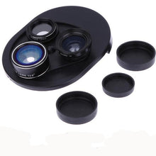 Load image into Gallery viewer, 4-in-1 Clip-on Mobile Phone Camera Lens