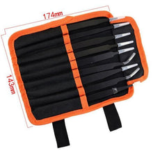 Load image into Gallery viewer, 9 in 1 Stainless Steel Tweezers Kit
