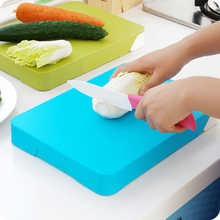 Load image into Gallery viewer, 2-in-1 Chopping Board with Compartment Drawer
