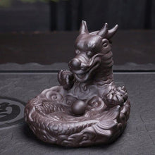 Load image into Gallery viewer, Lotus Dragon Incense Burner
