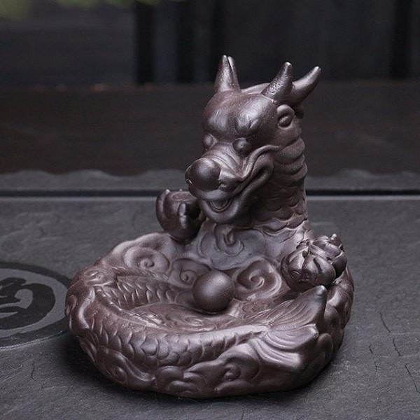 Lotus Dragon Incense Burner